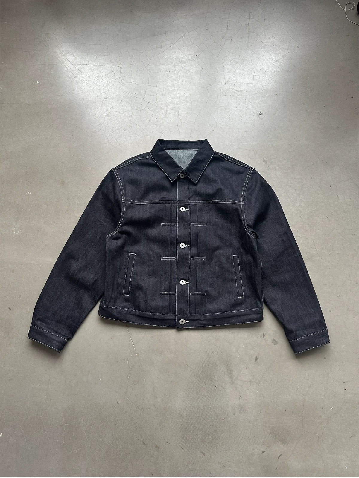 Classic Raw Denim Trucker Jacket - Private property
