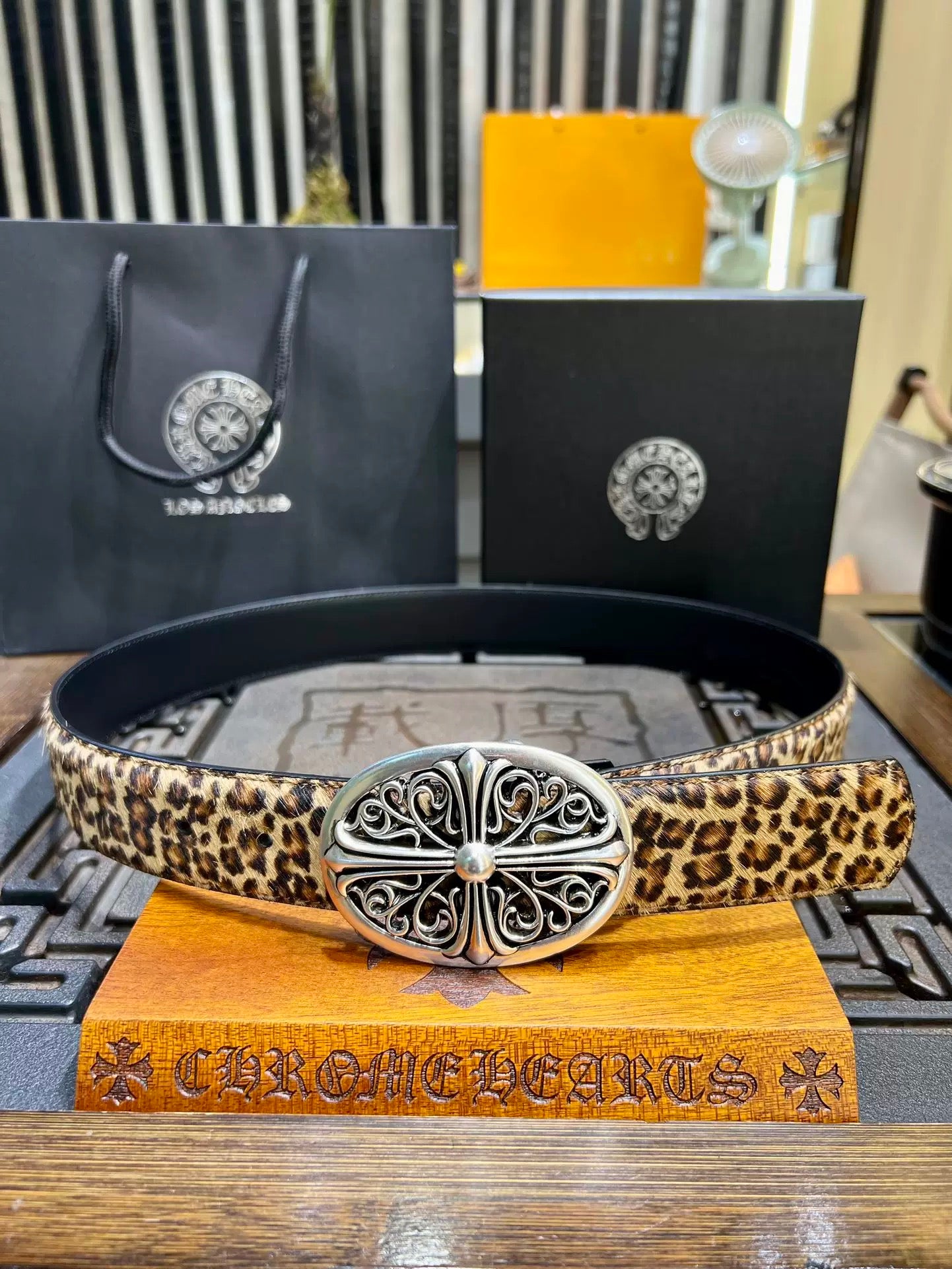 Chrome hearts Leopard belt - Private property