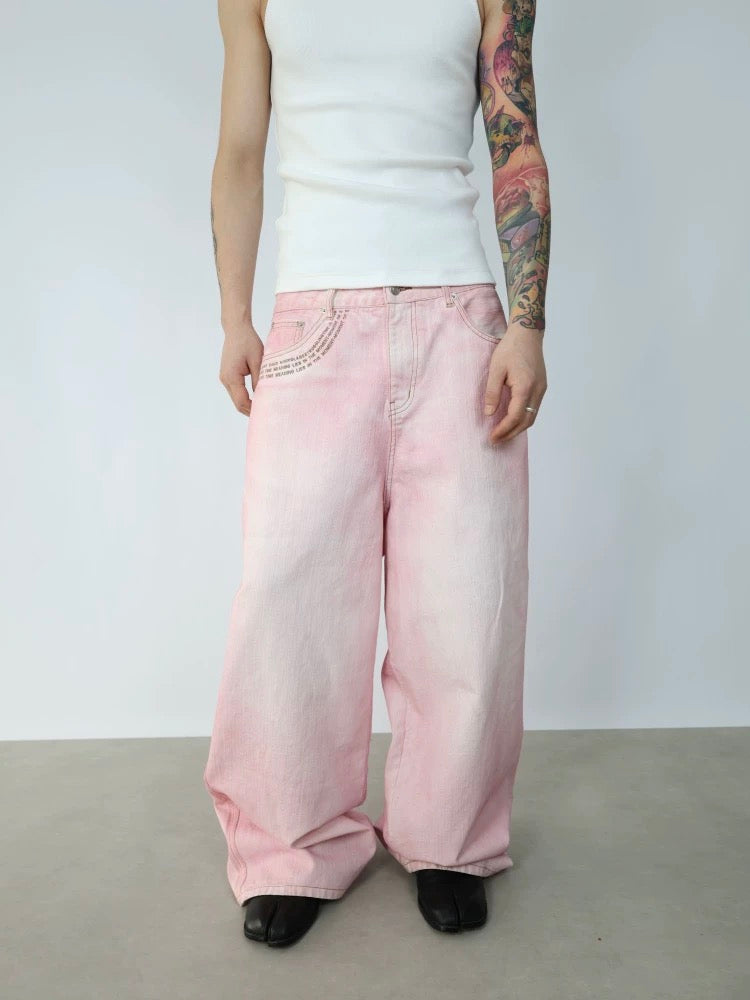 Archival Denim Pink Gradient Fade - Private property