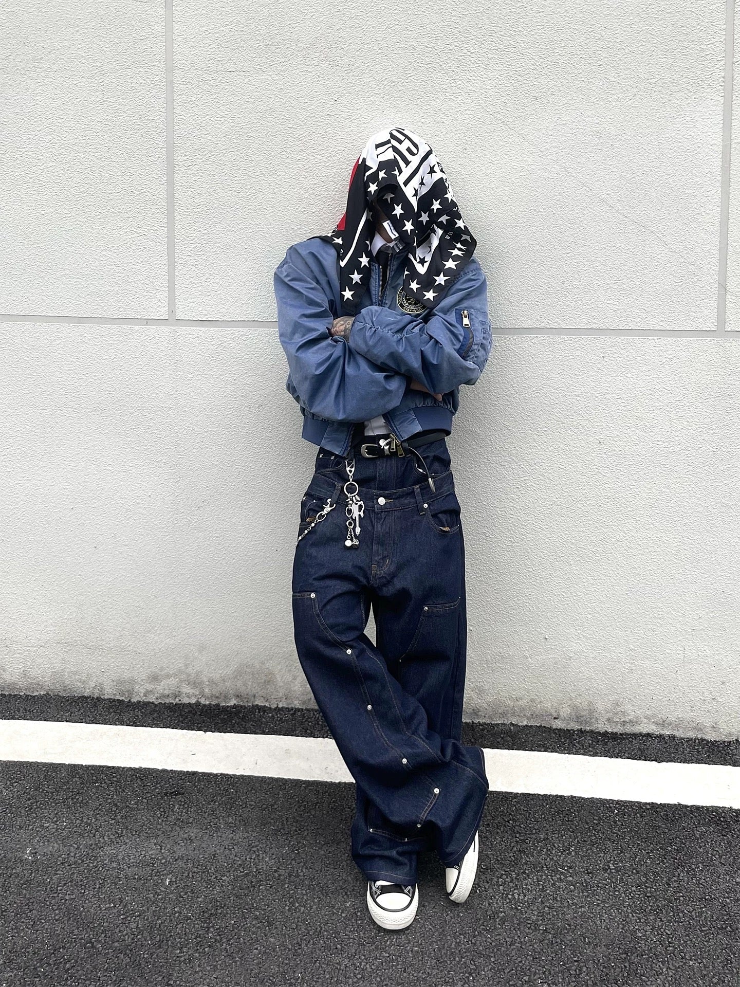 Archival Wide-Leg Carpenter Denim - Private property