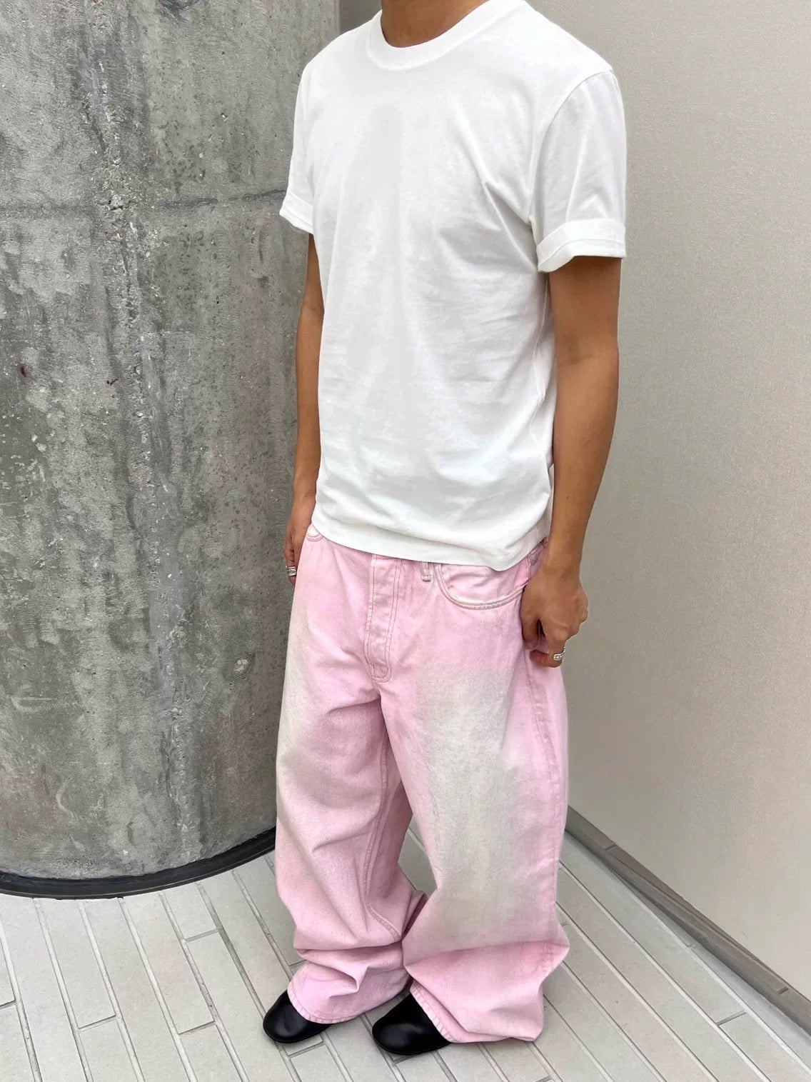 Archival Denim Pink Gradient Fade - Private property