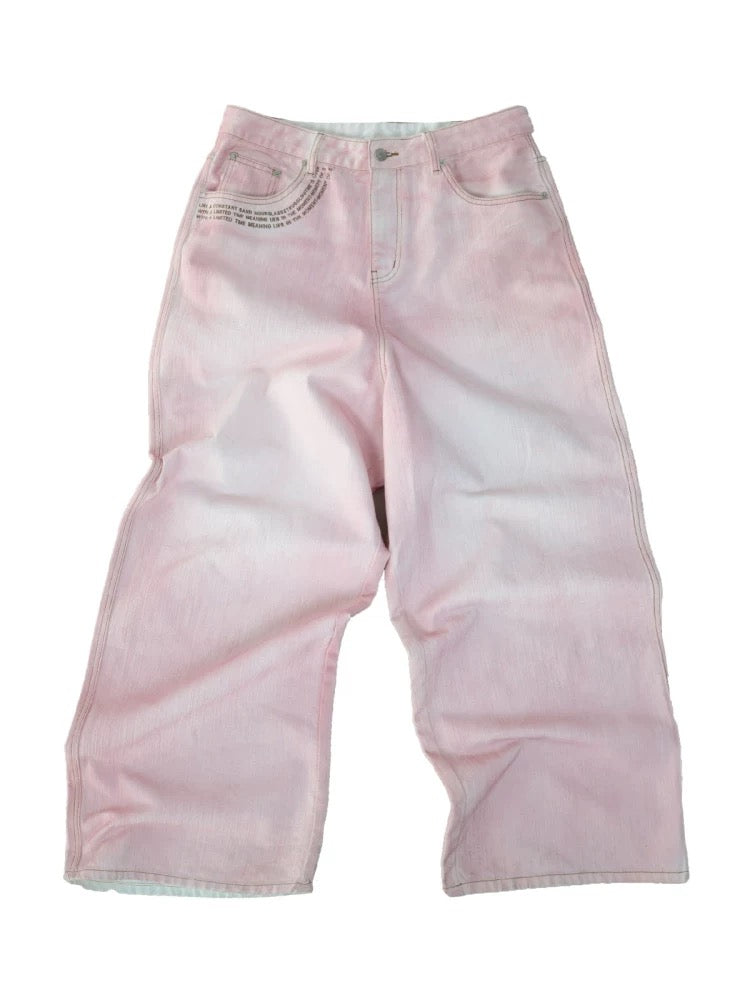 Archival Denim Pink Gradient Fade - Private property