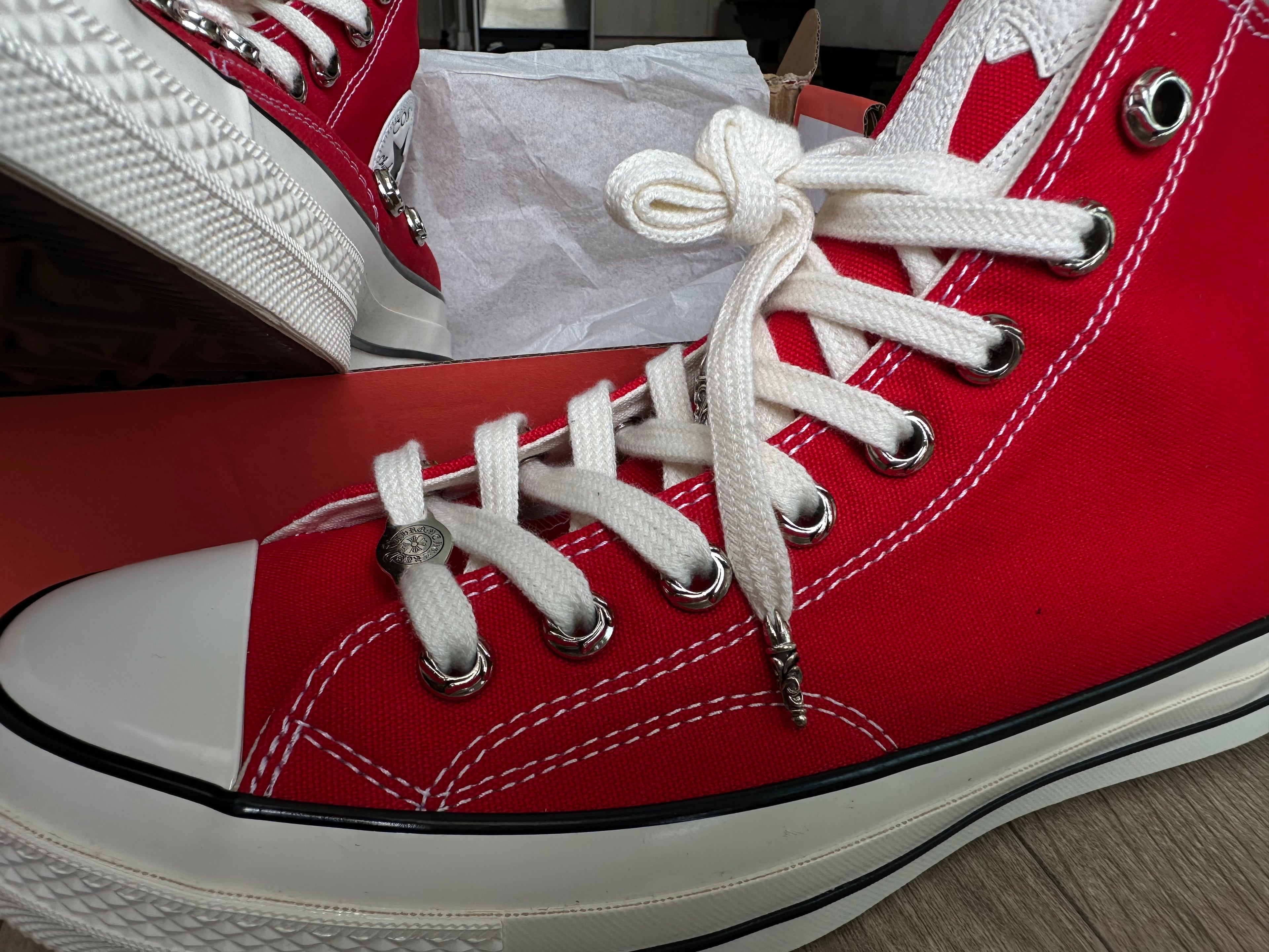 Chrome hearts red all stars converse - Private property