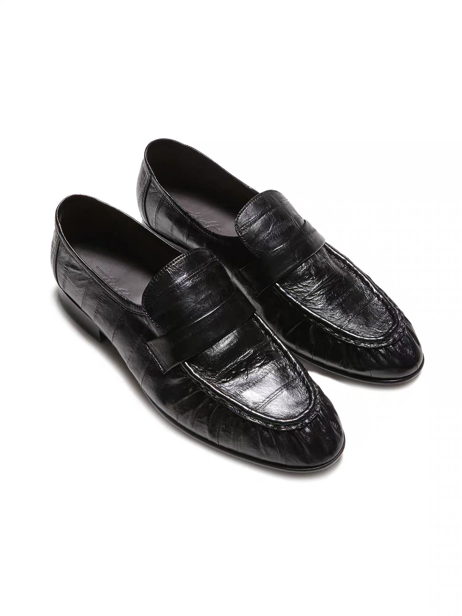 Archive Textured Penny Loafers - Private property