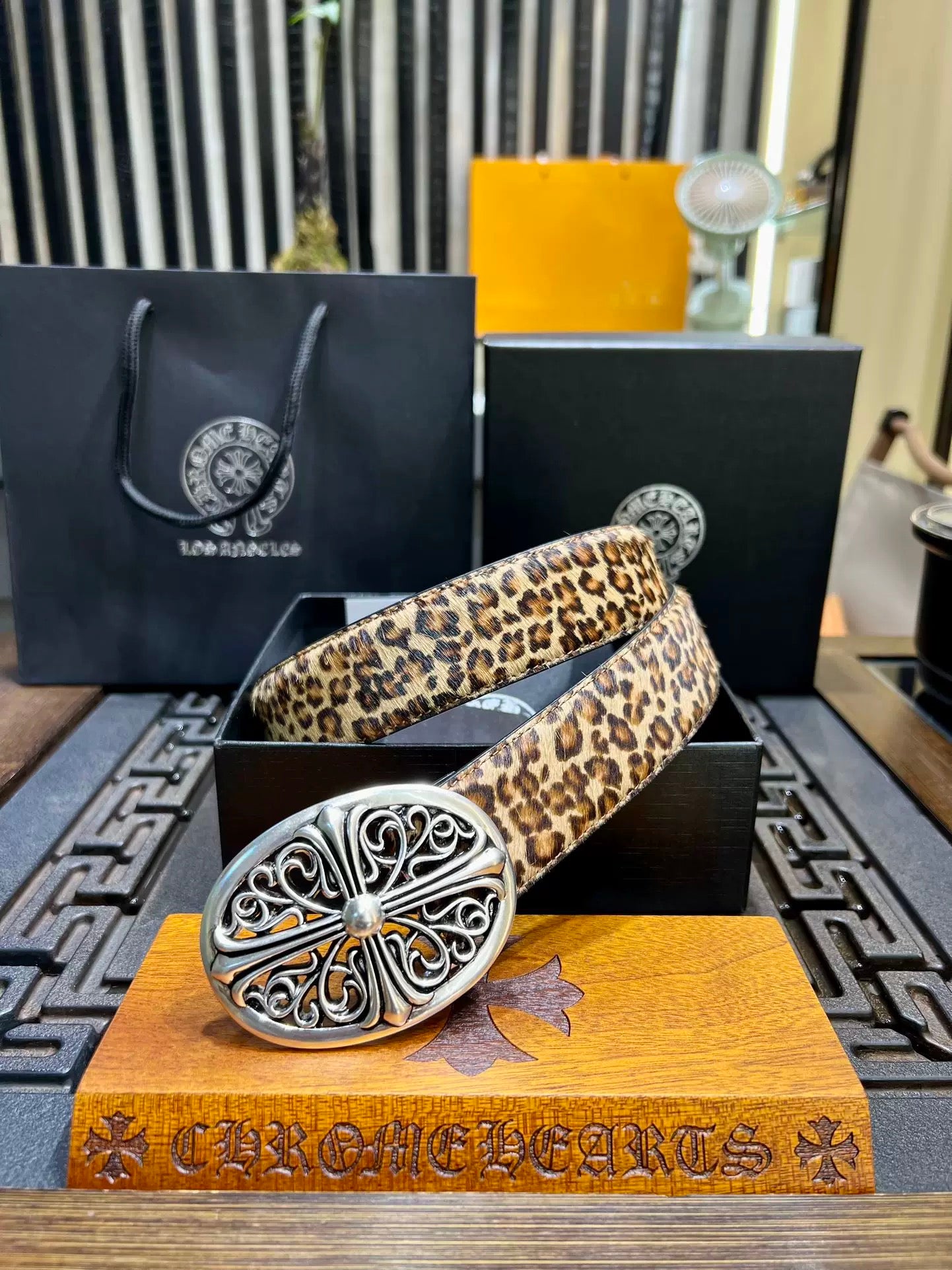 Chrome hearts Leopard belt - Private property
