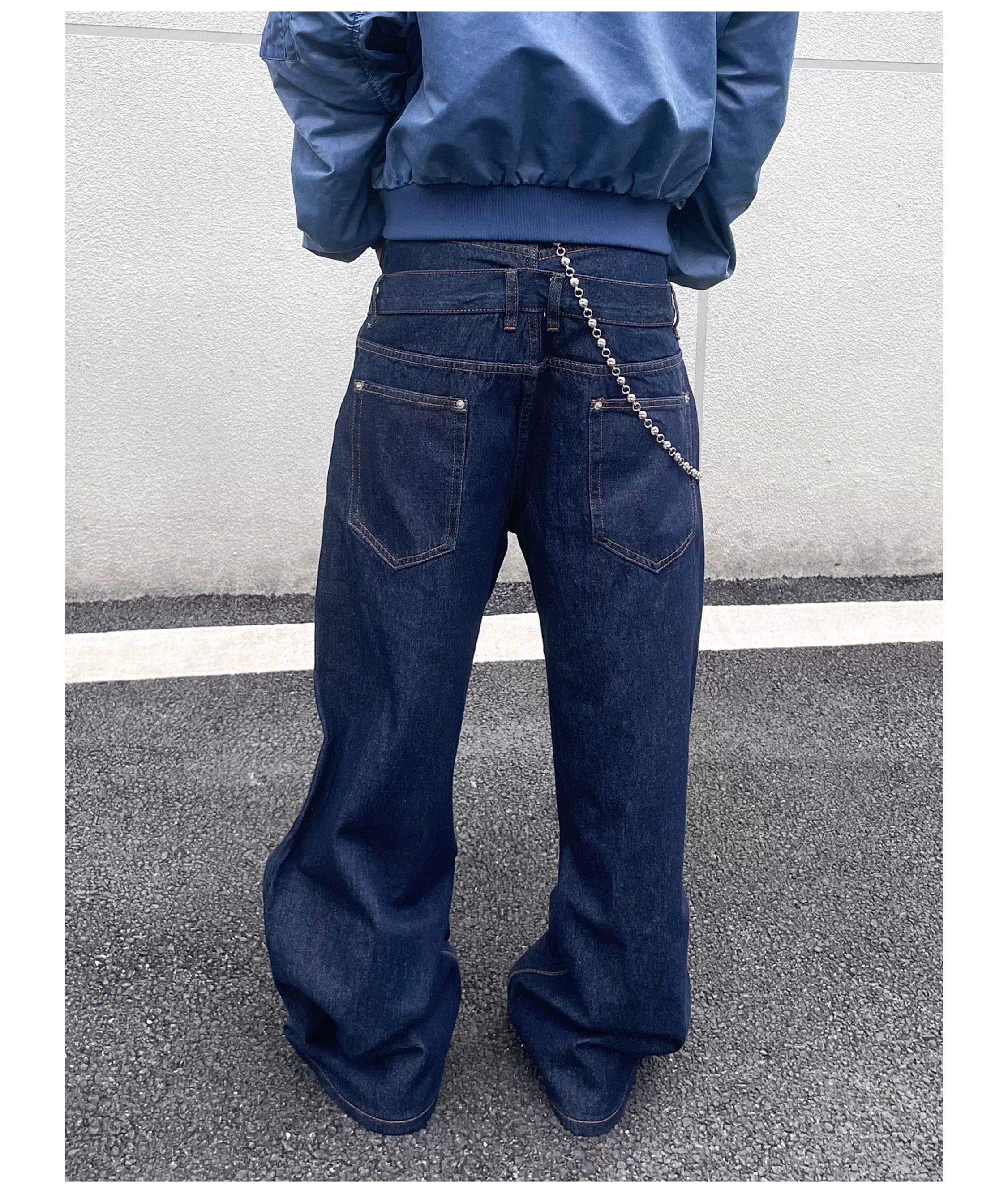 Archival Wide-Leg Carpenter Denim - Private property