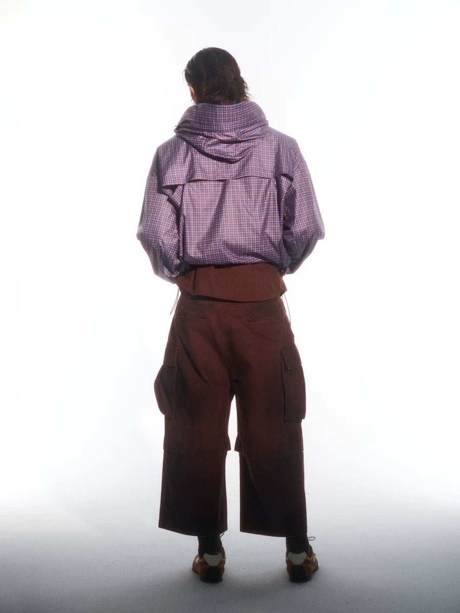 Checkered Windbreaker Jacket - Private property