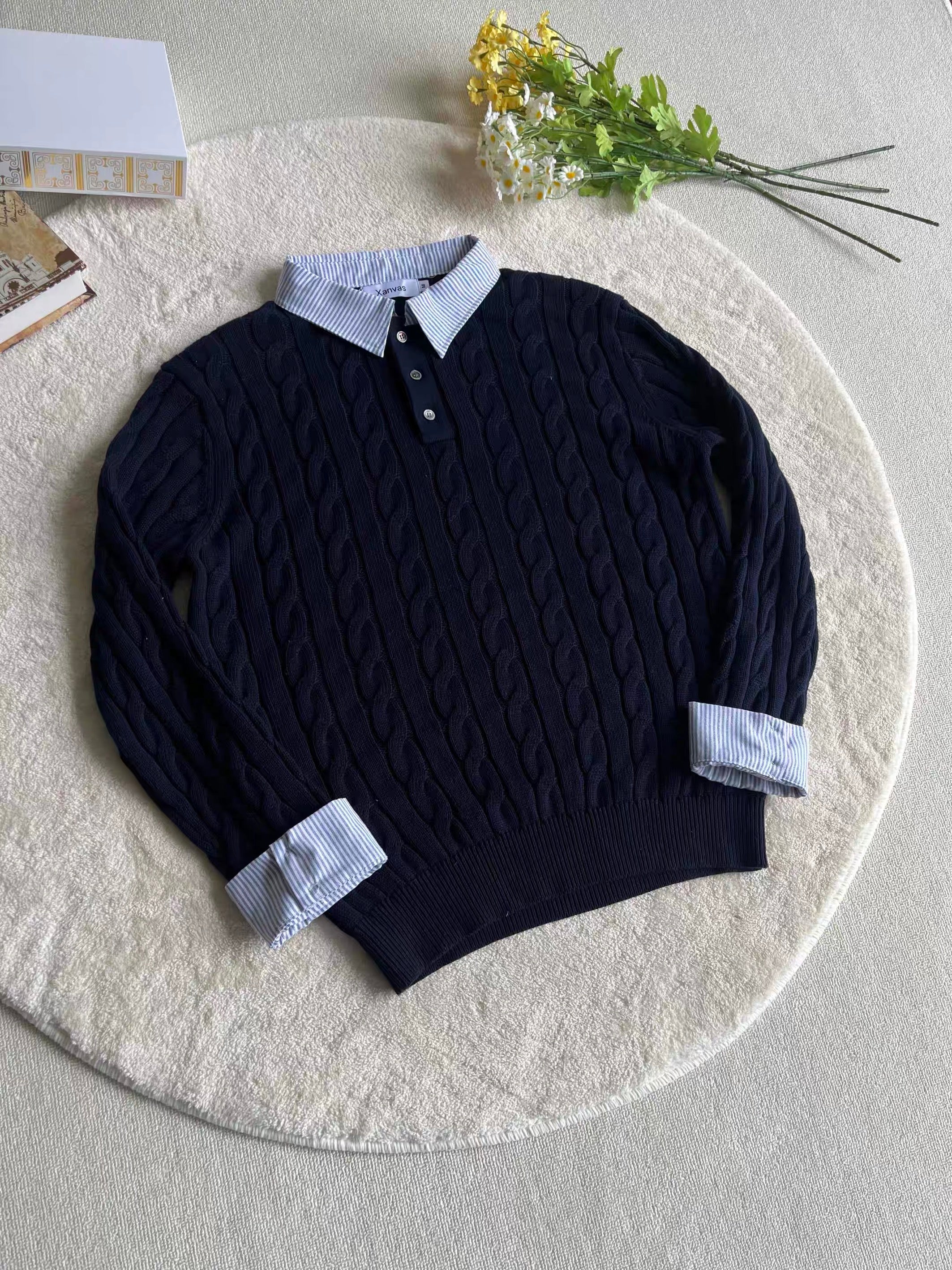 Layered  Knit Sweater - Private property