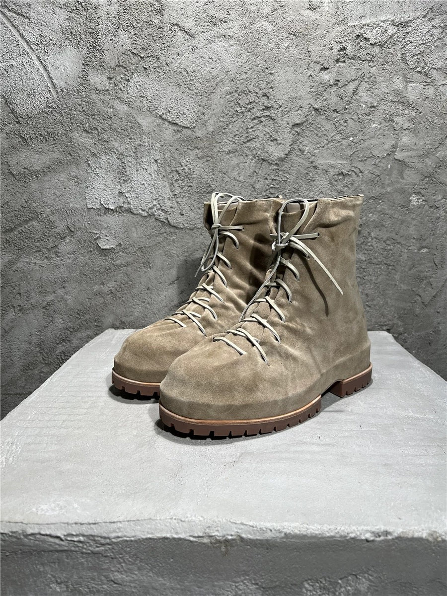 Archive 424 suede boots - Private property 
