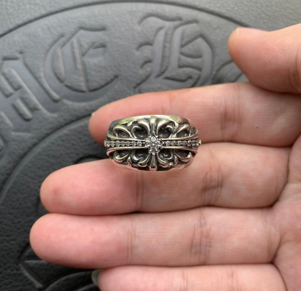 Chrome hearts rings with diamond gemstone - Private property 