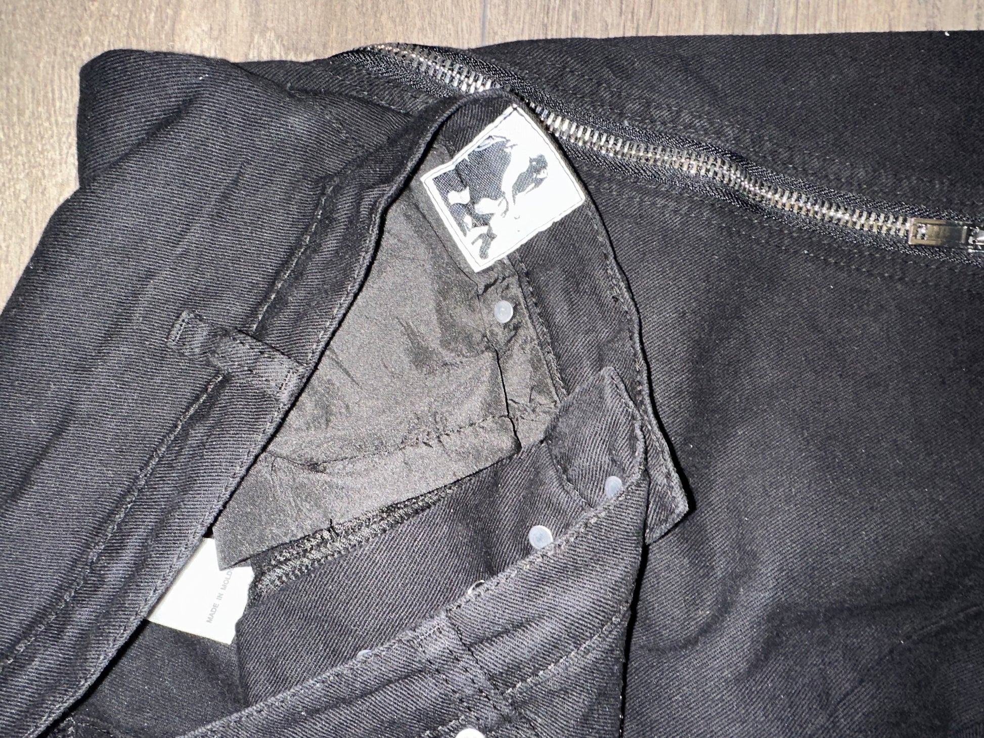 Rick Owen’s banana cut bolan jeans - Private property 