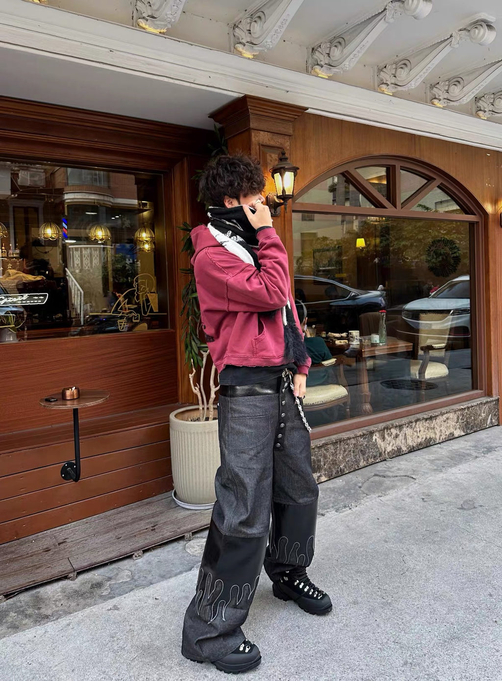 Flame Panel Trousers - Private property 