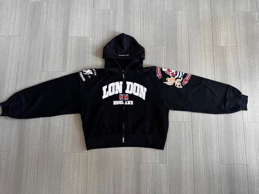 London project g/r zip up hoodie - Private property 