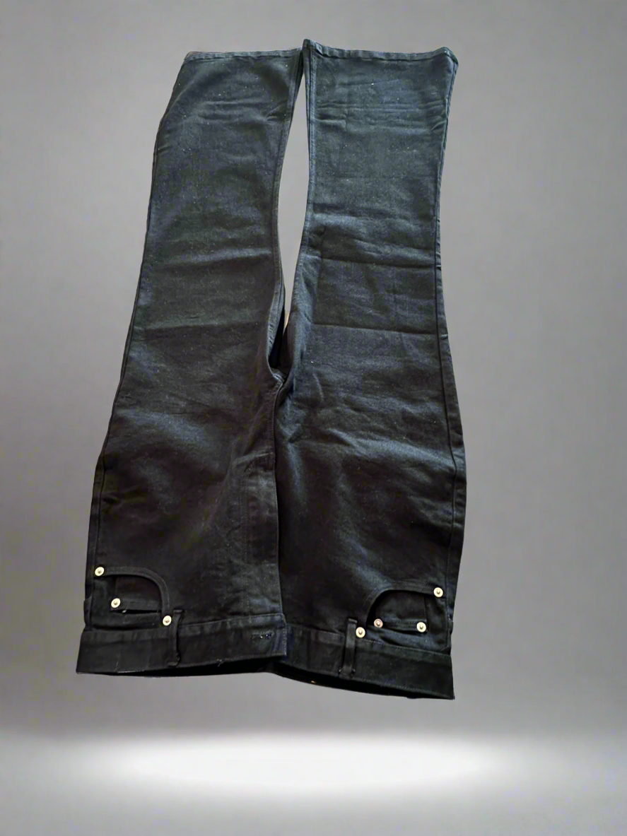 Rick Owen’s black flared jeans - Private property 