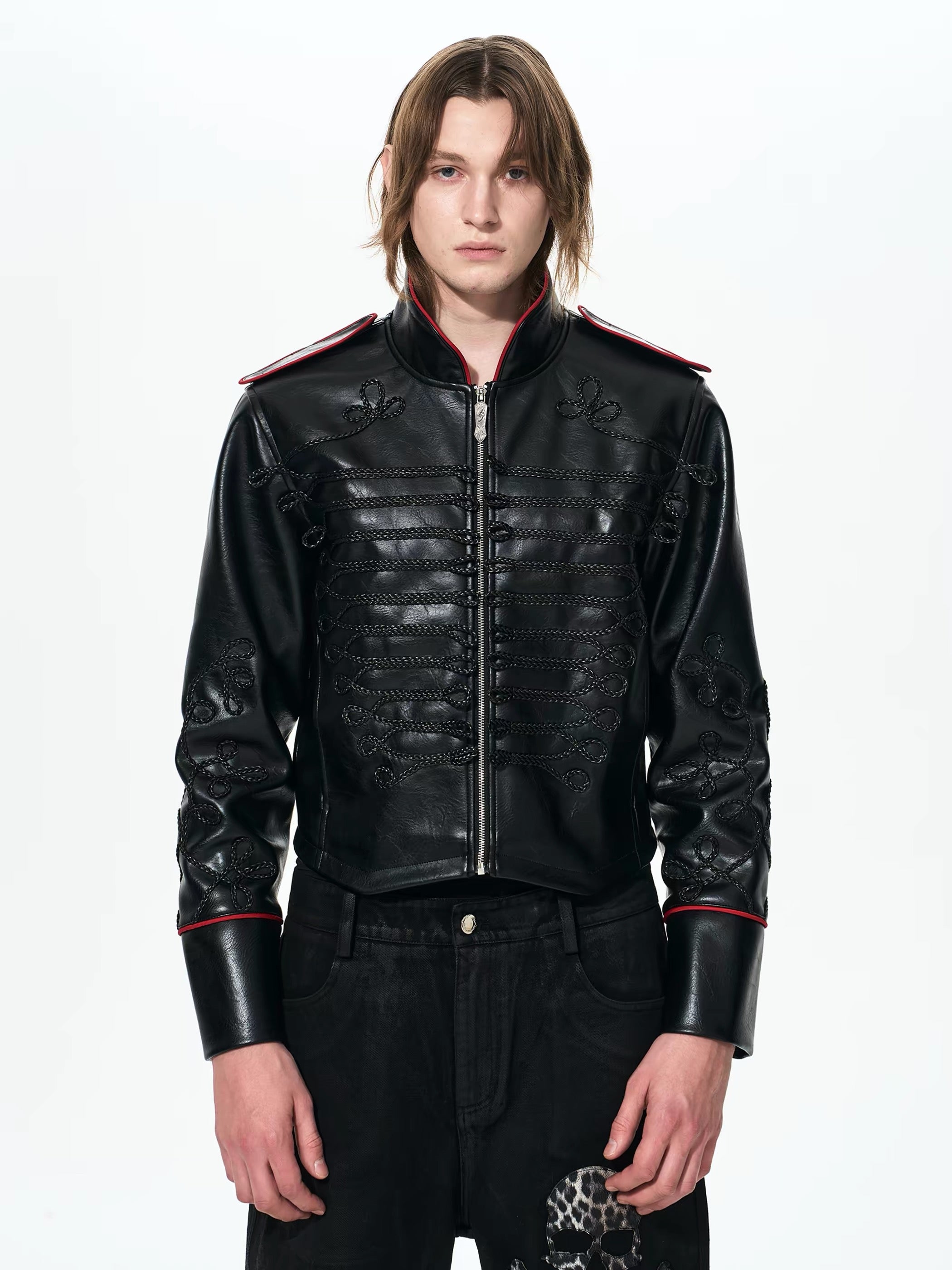 Leather double Jacket - Private property 