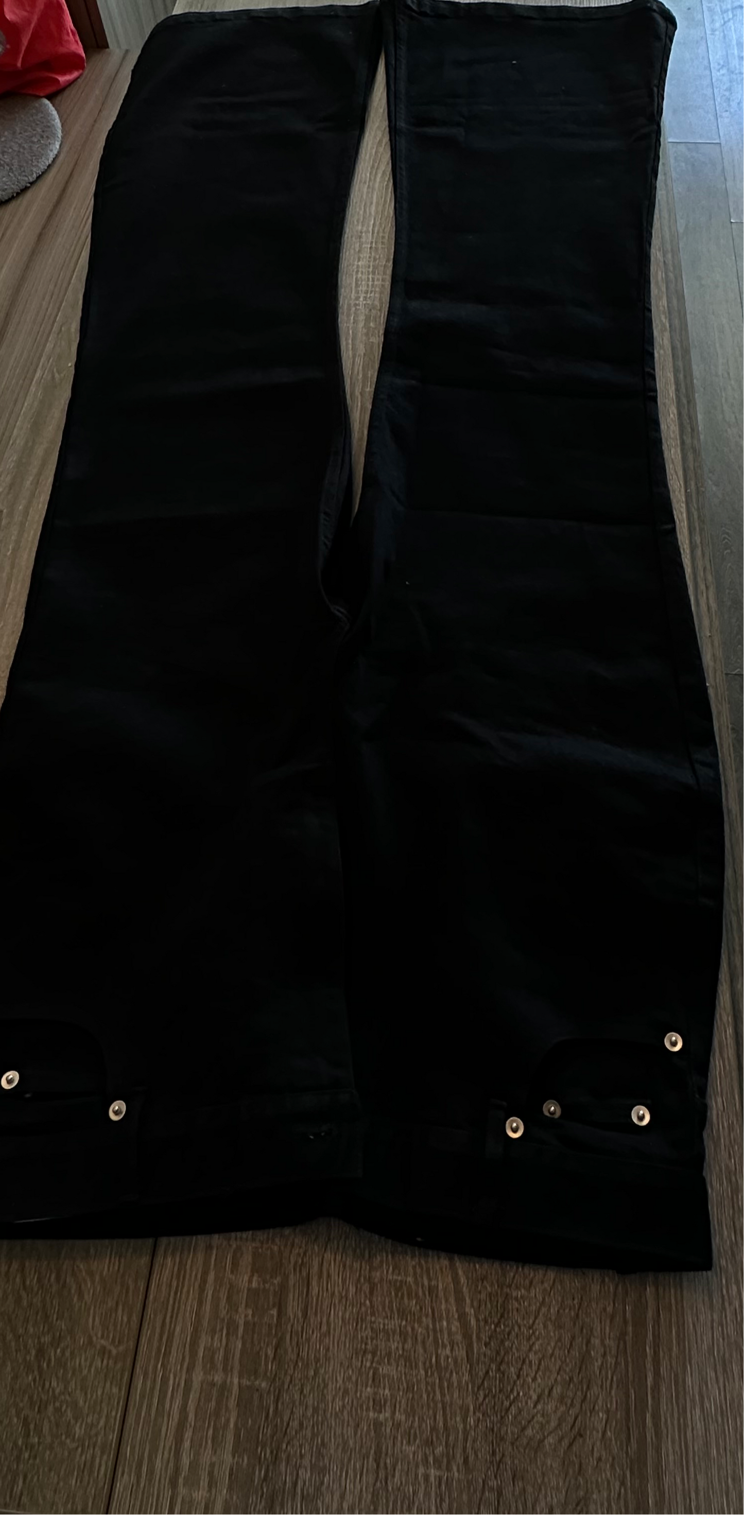 Rick Owen’s black flared jeans - Private property 
