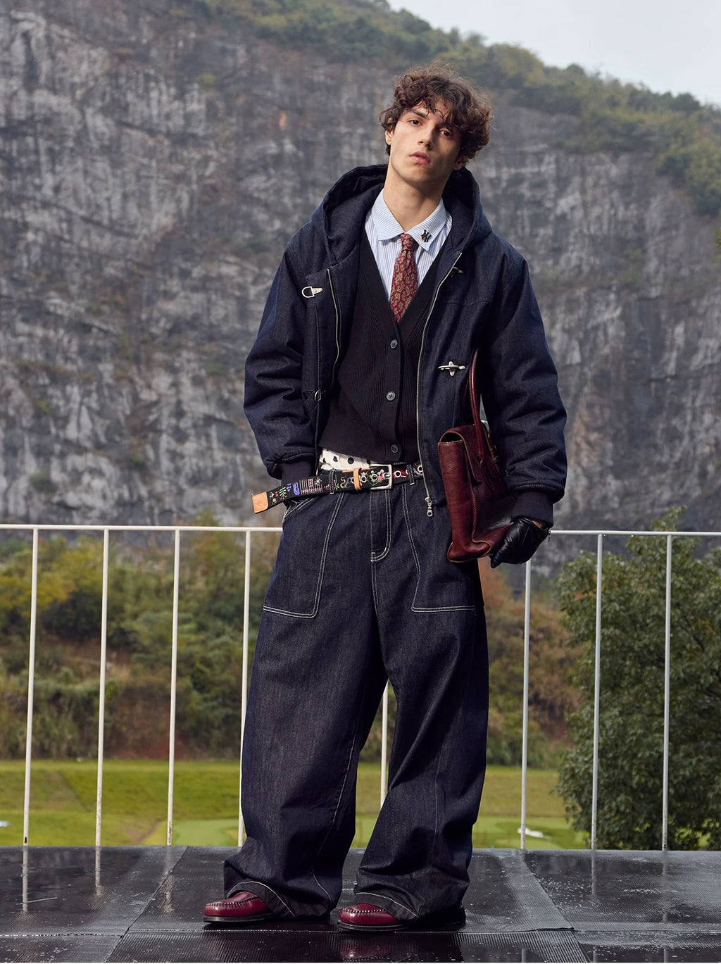 Archive Denim Toggle Jacket - Private property 