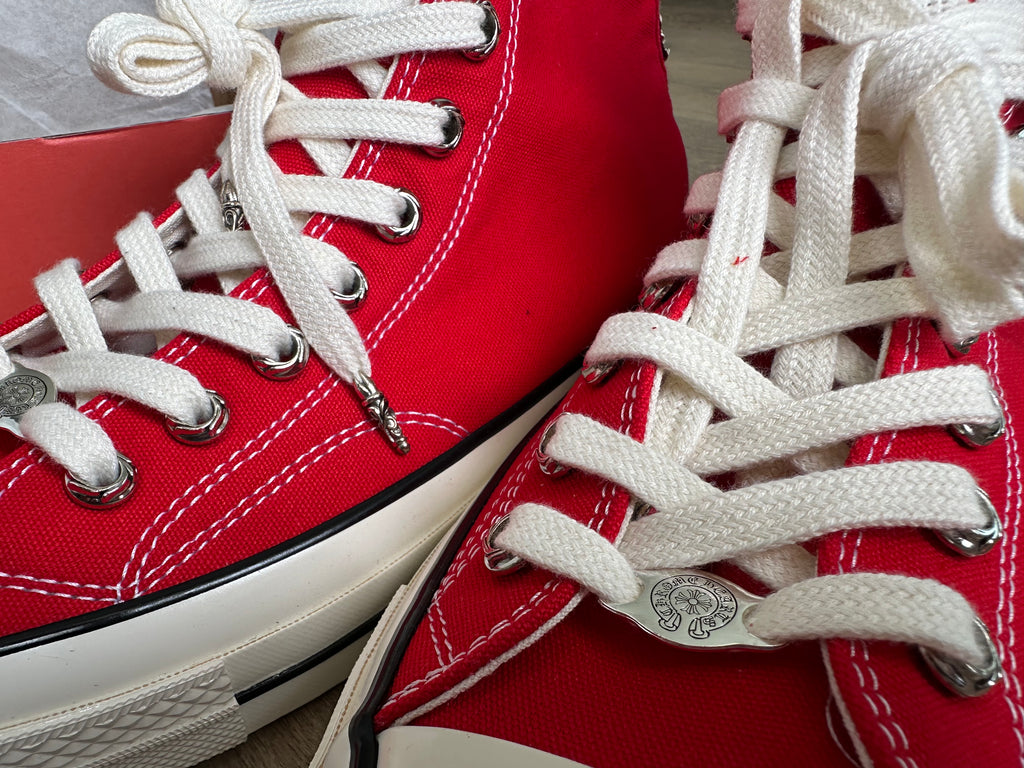 Chrome hearts red all stars converse - Private property 