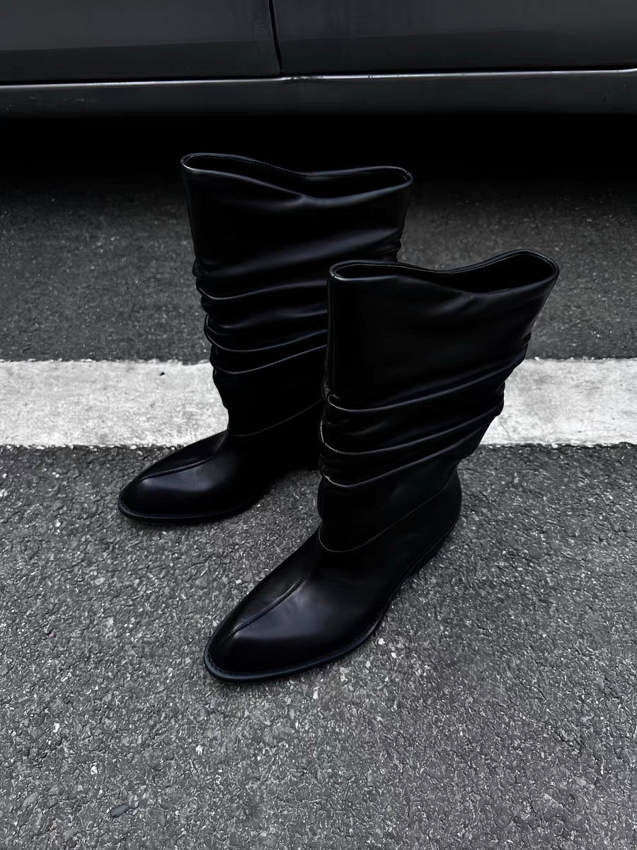 Leather heel boots - Private property 