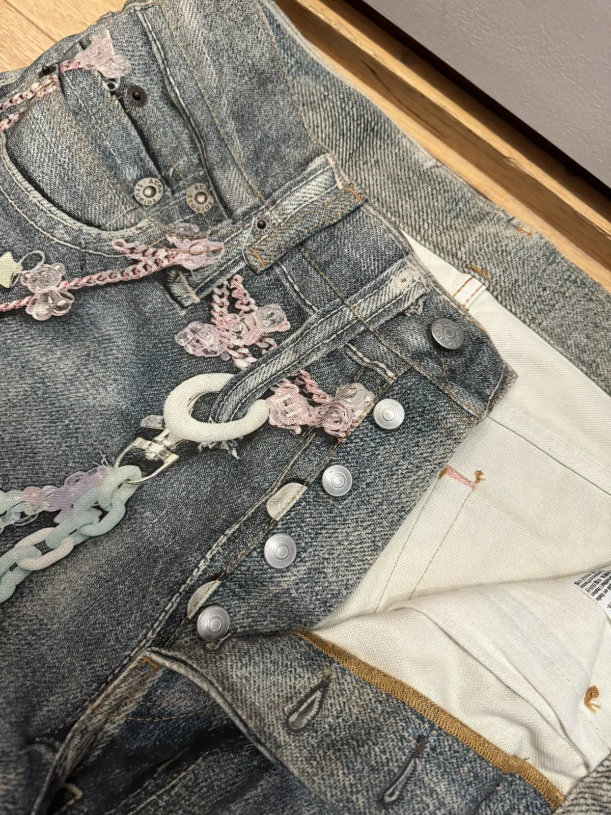 Acne studio 3rd print denim - Private property 