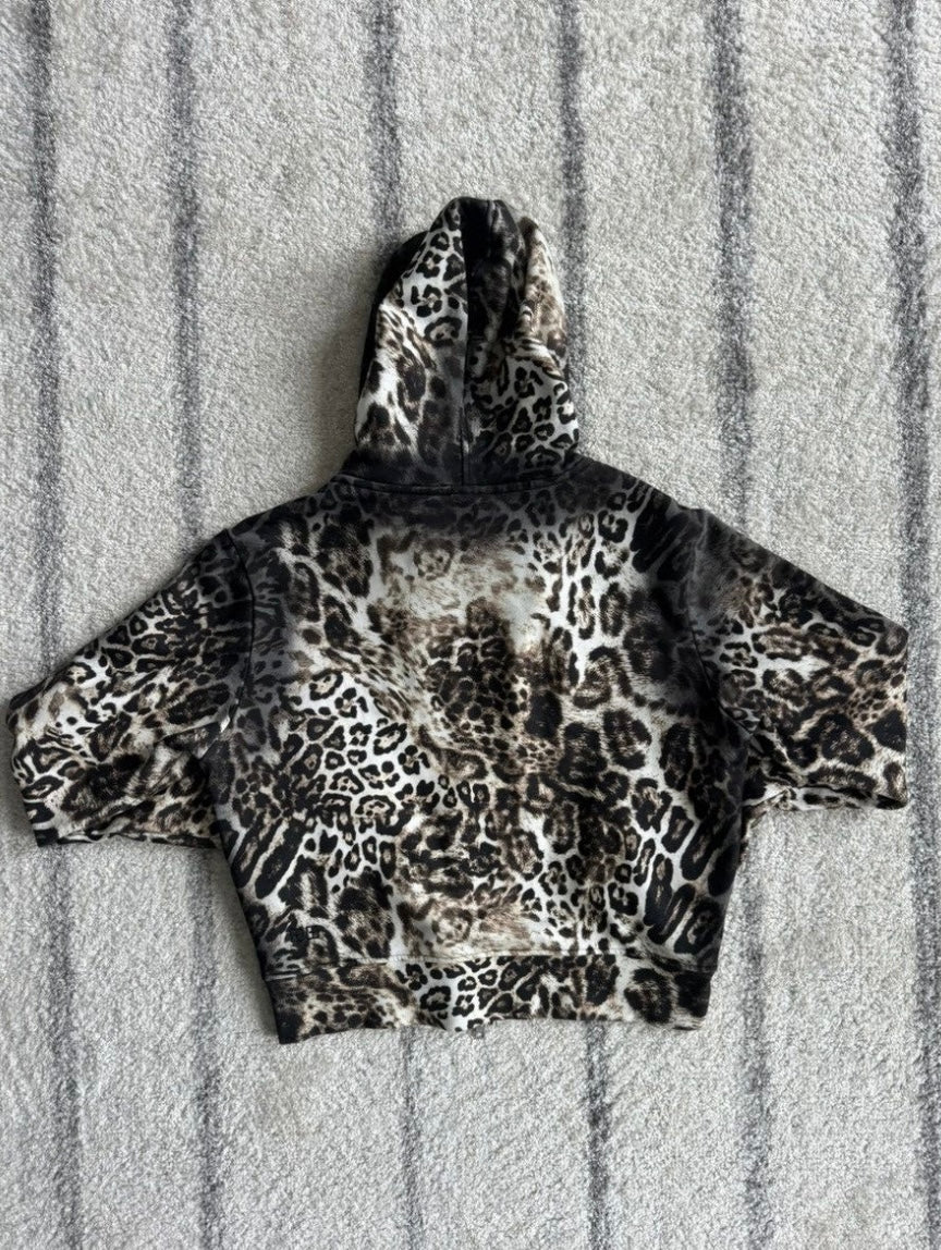 Mowalowa leopard zip up hoodie - Private property 
