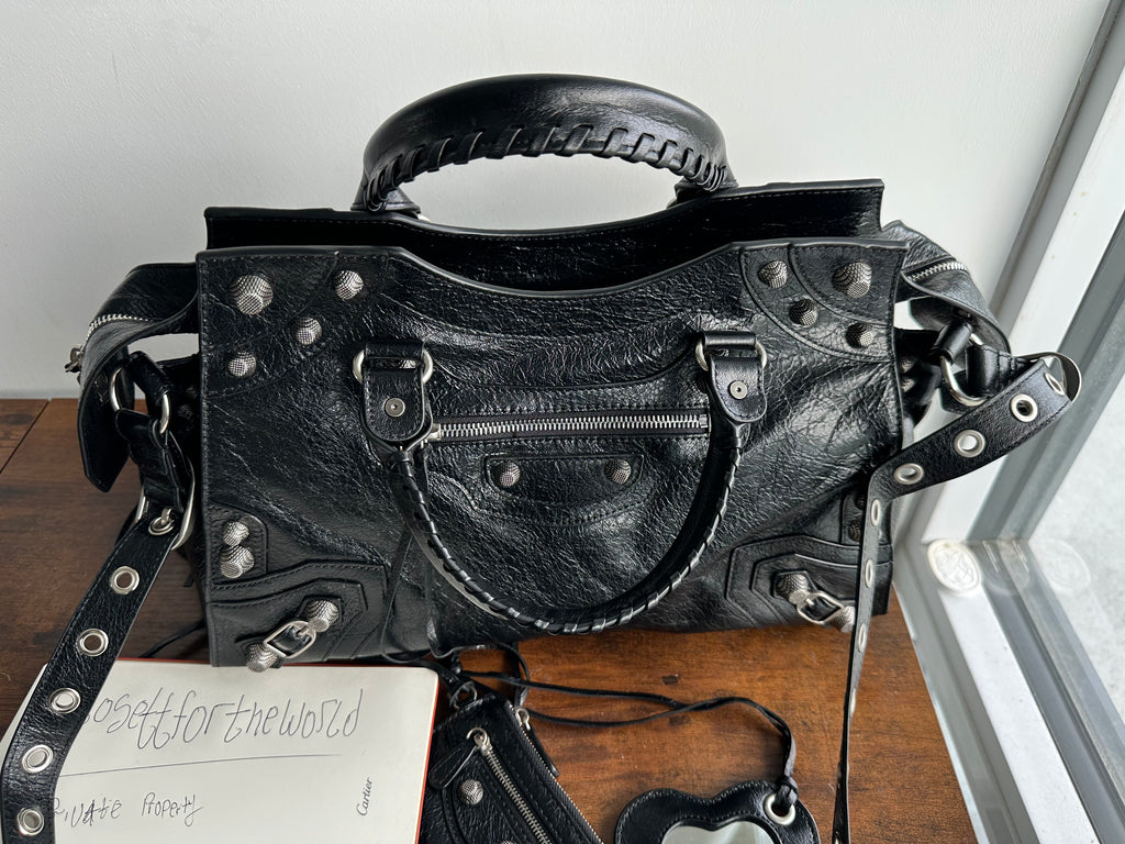 Archive leather stud bag - Private property 