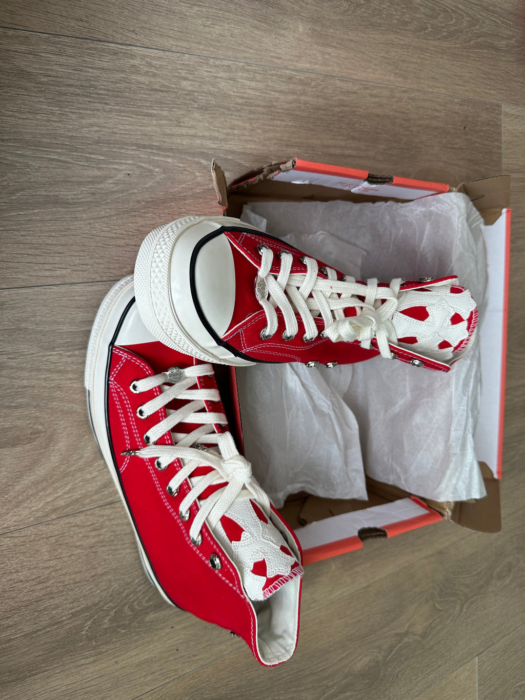 Chrome hearts red all stars converse - Private property 