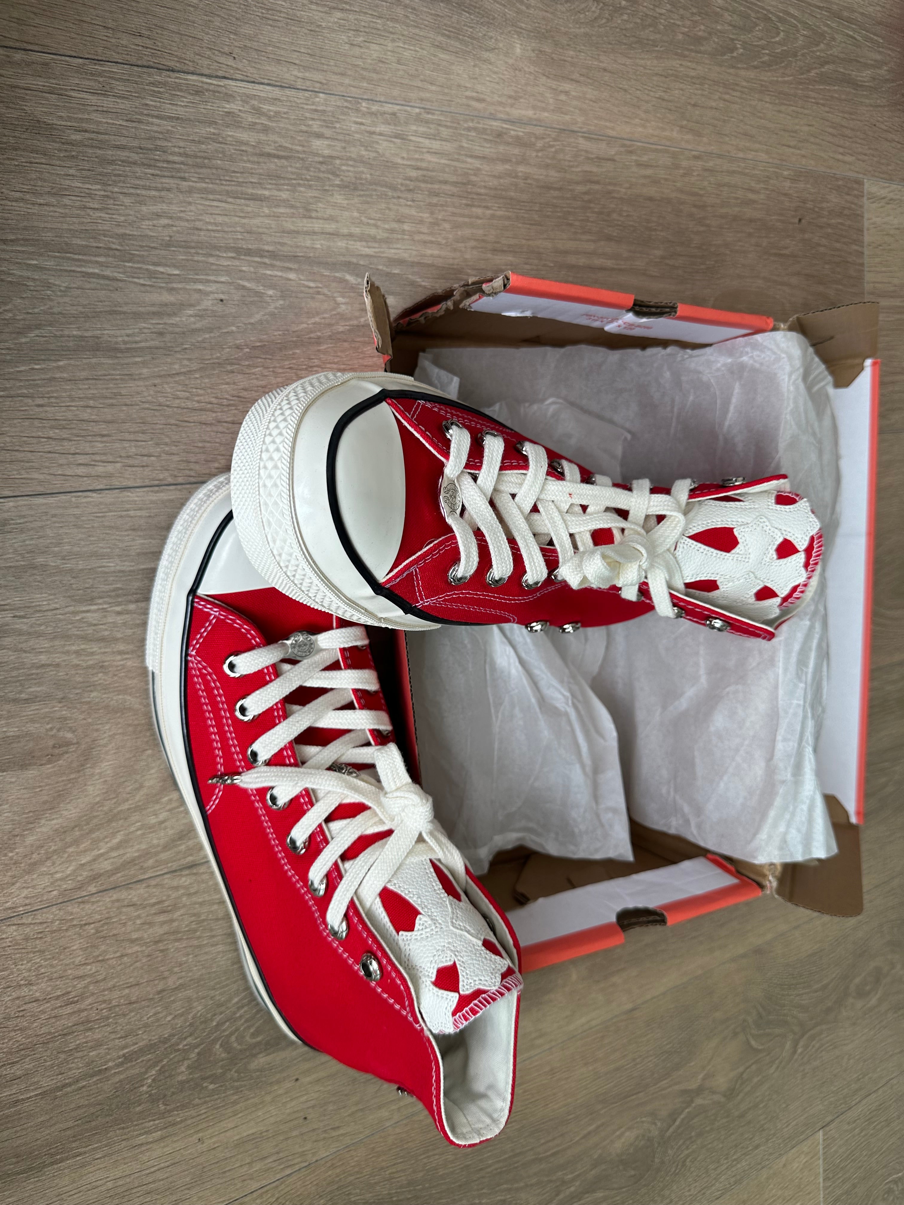 Chrome hearts red all stars converse - Private property 