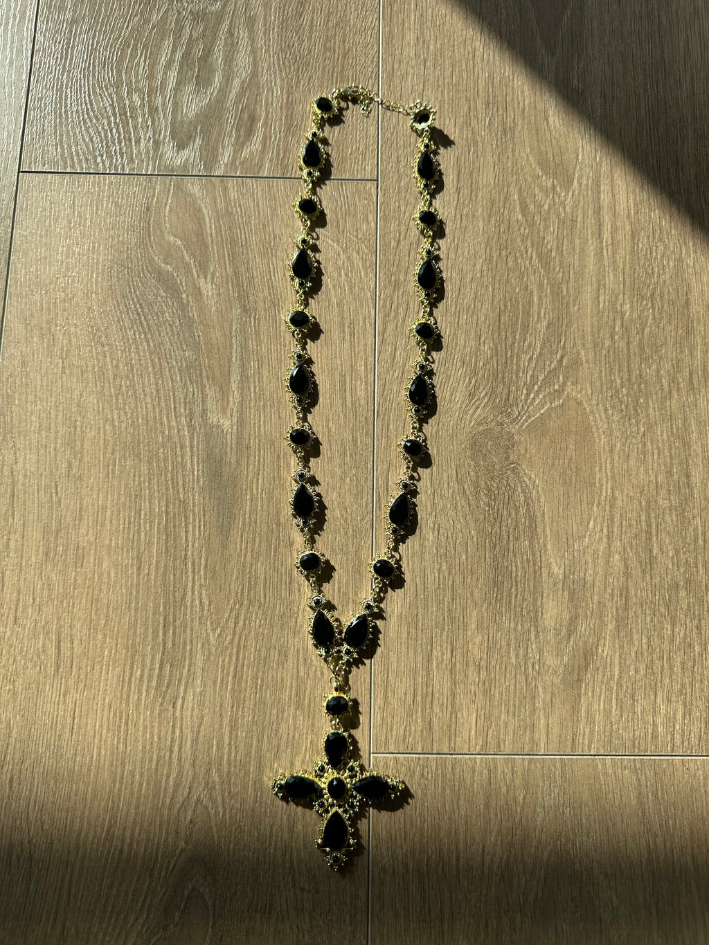 Black and gold art pendant necklace - Private property 