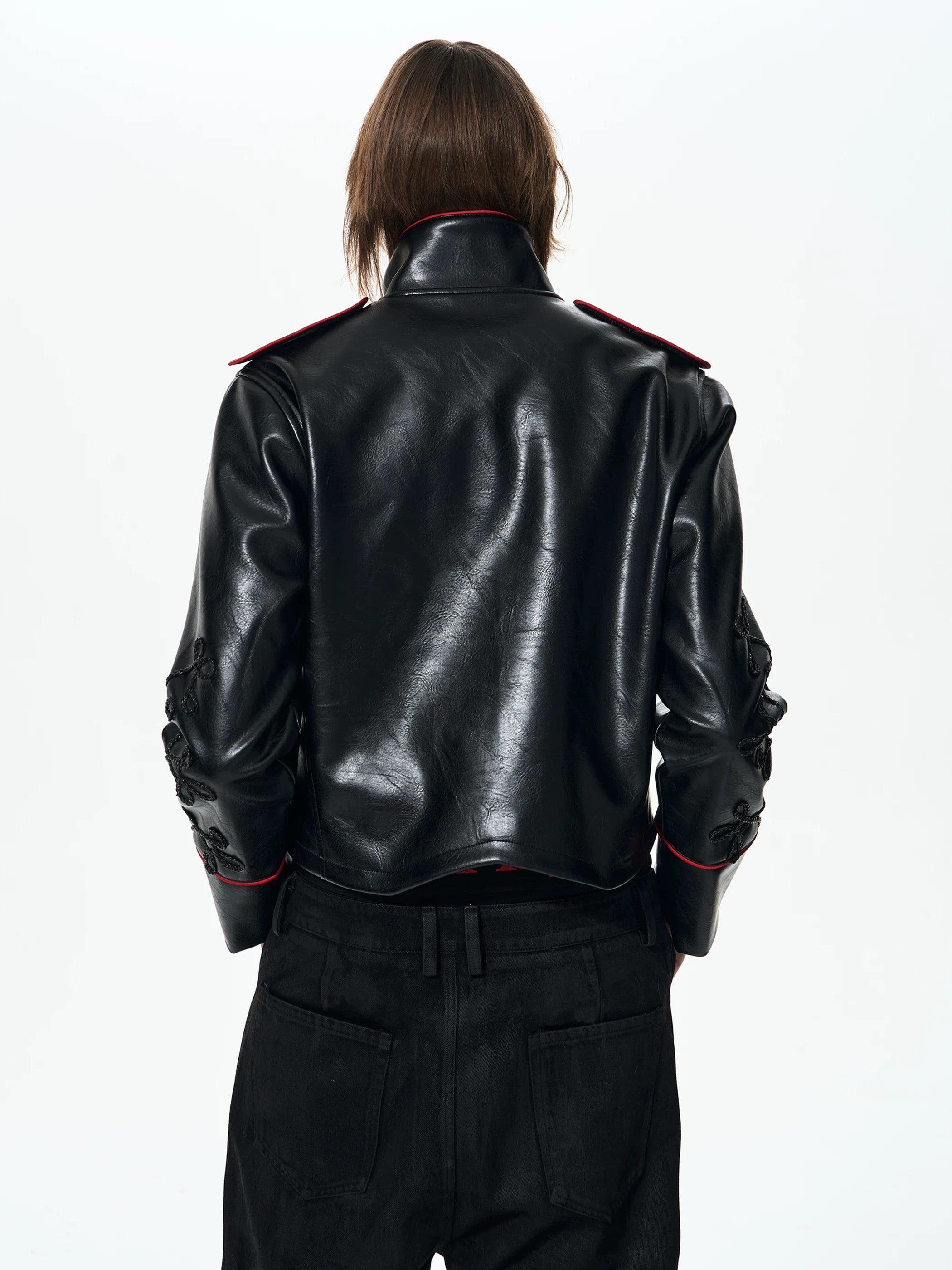 Leather double Jacket - Private property 