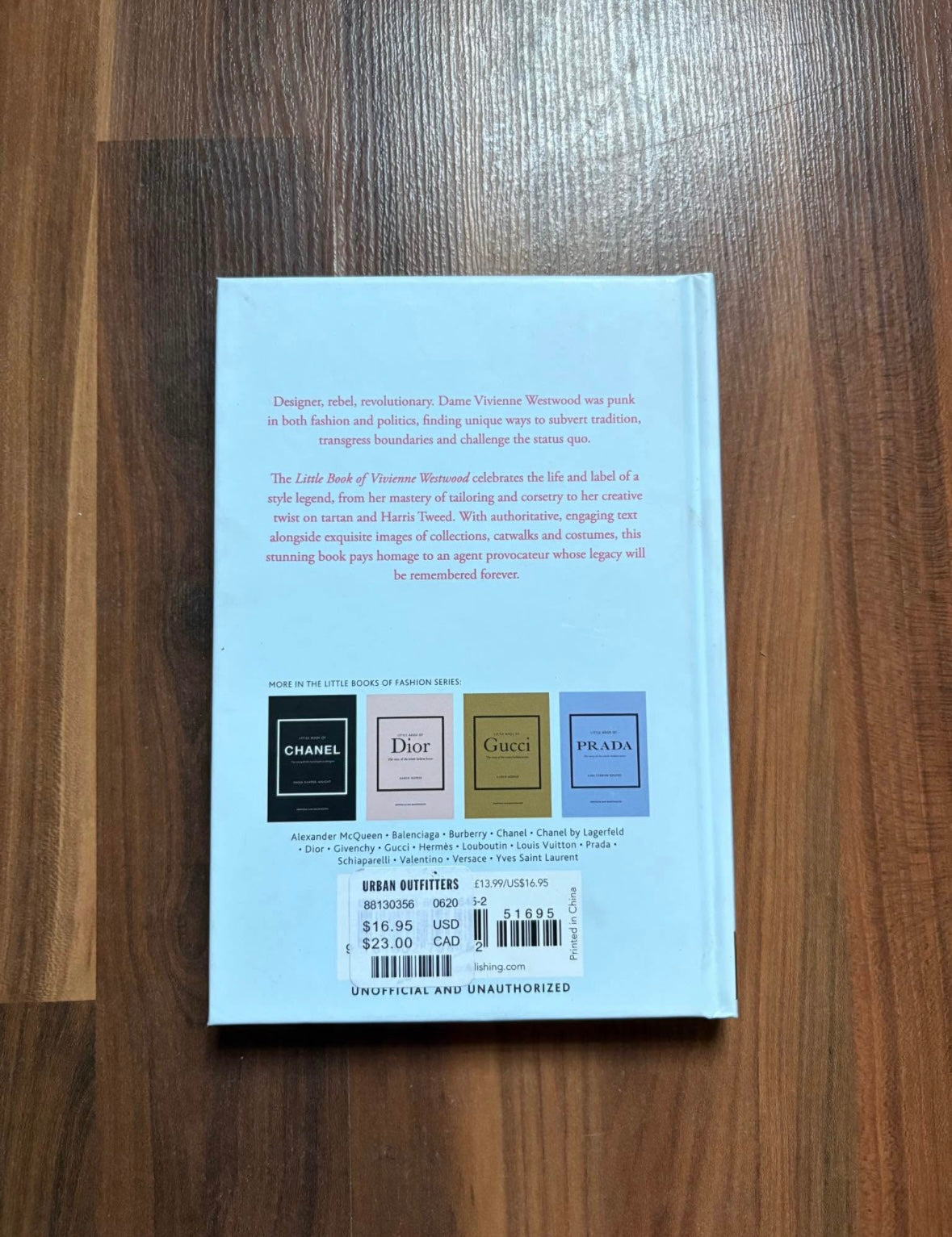 Vivenne Westwood fashion book - Private property 