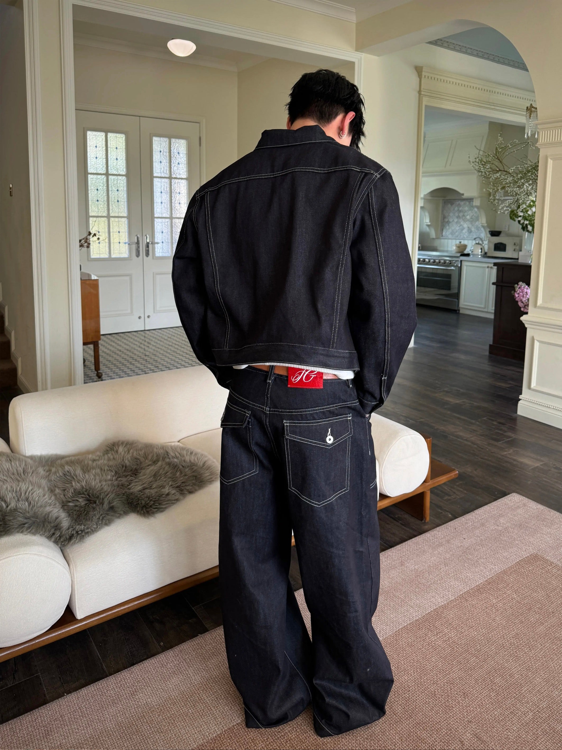 Classic Raw Denim Trucker Jacket - Private property 