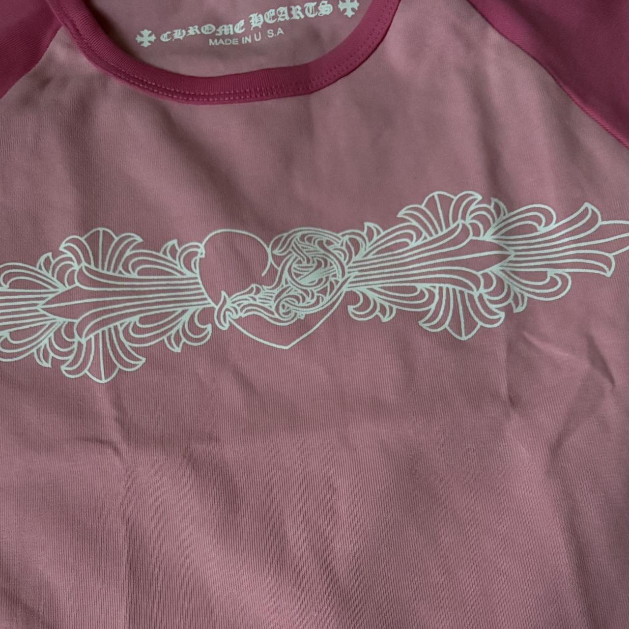 Pink Chrome hearts crop top - Private property 