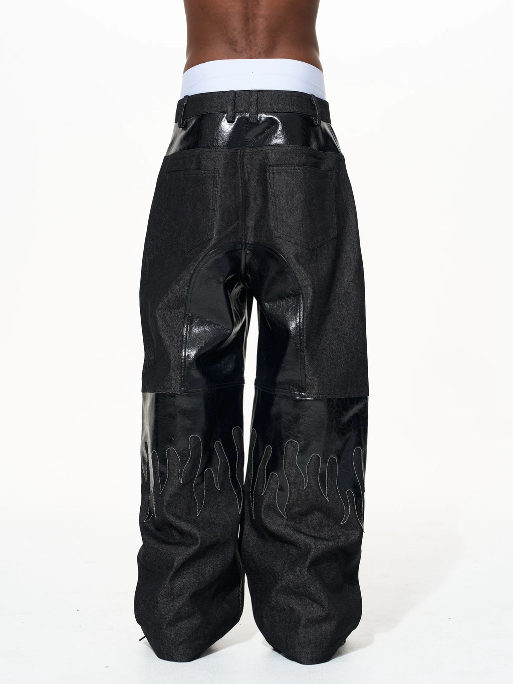 Flame Panel Trousers - Private property 