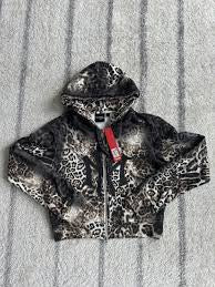 Mowalowa leopard zip up hoodie - Private property 