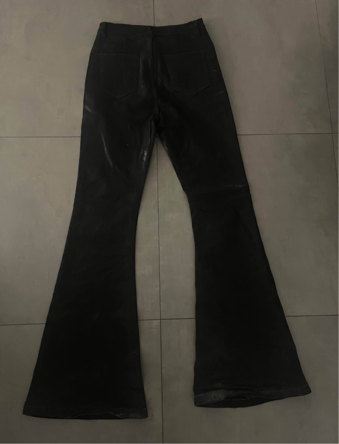 Rick Owens bolan waxed denim - Private property 