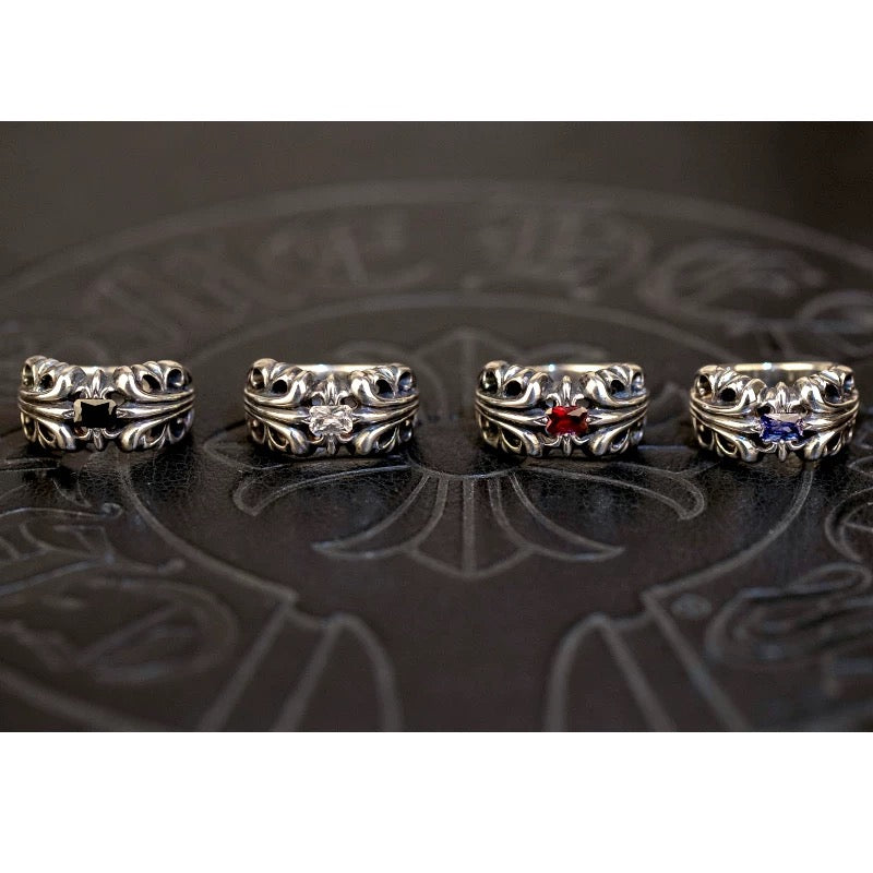 Chrome hearts rings with diamond gemstone - Private property 