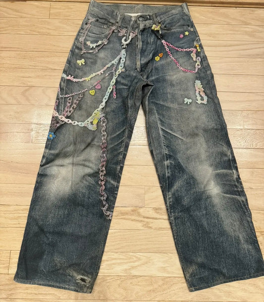 Acne studio 3rd print denim - Private property 