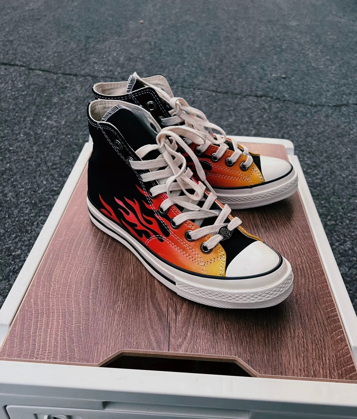 Chrome hearts flaming fire  all stars converse - Private property 