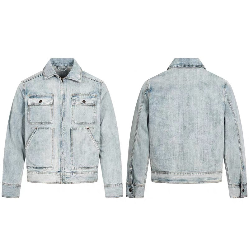 utility denim jacket - Private property 