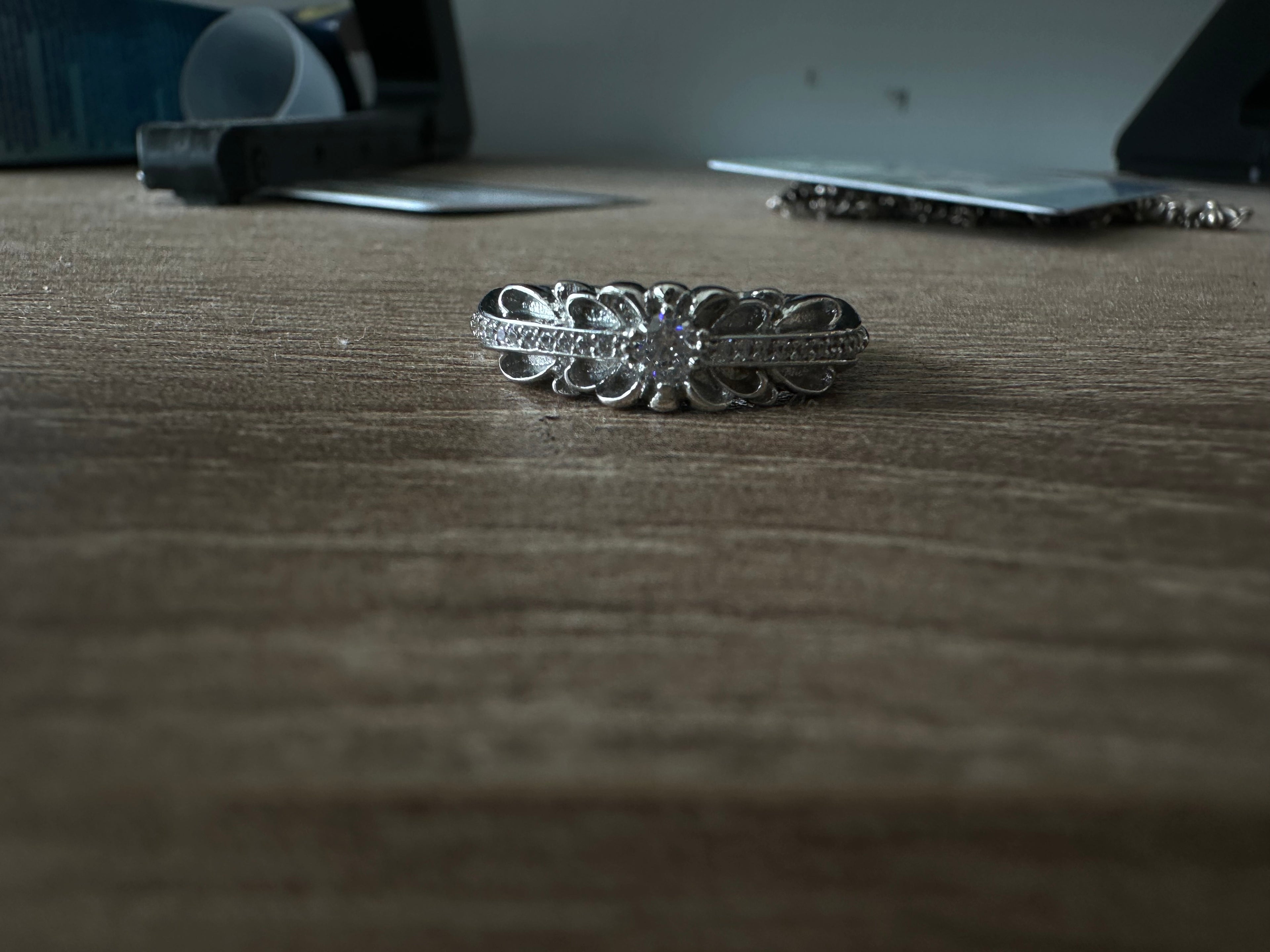 Chrome hearts rings with diamond gemstone - Private property 