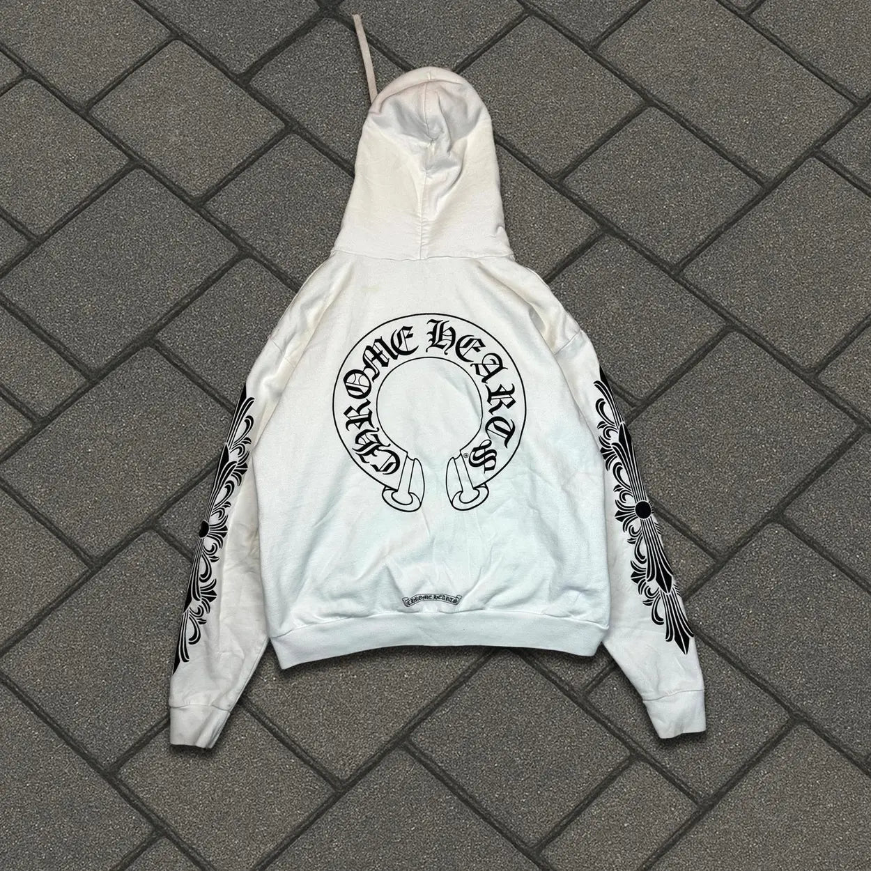 White  chrome hearts zip up - Private property 