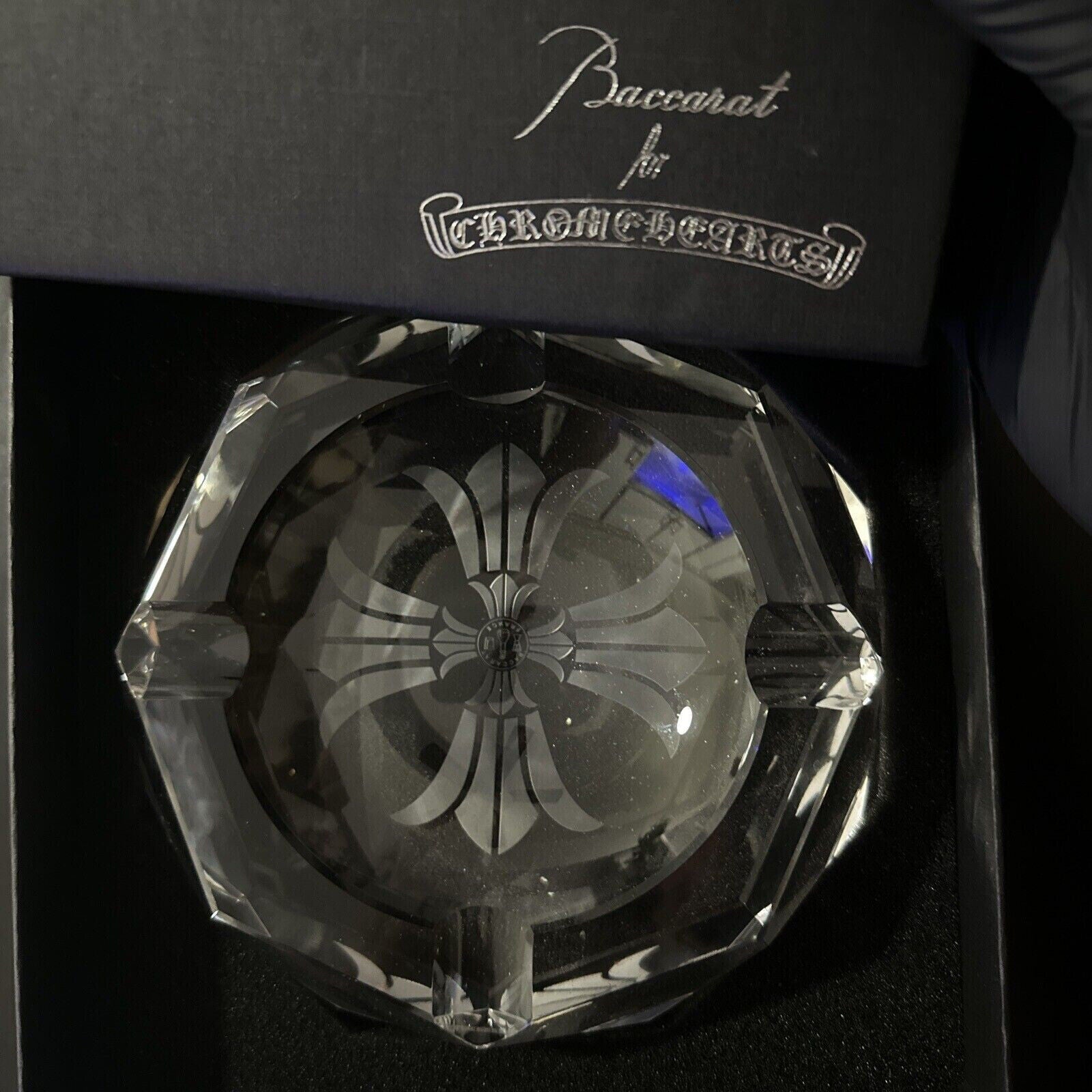 Chrome hearts baccarat glass ash tray - Private property 