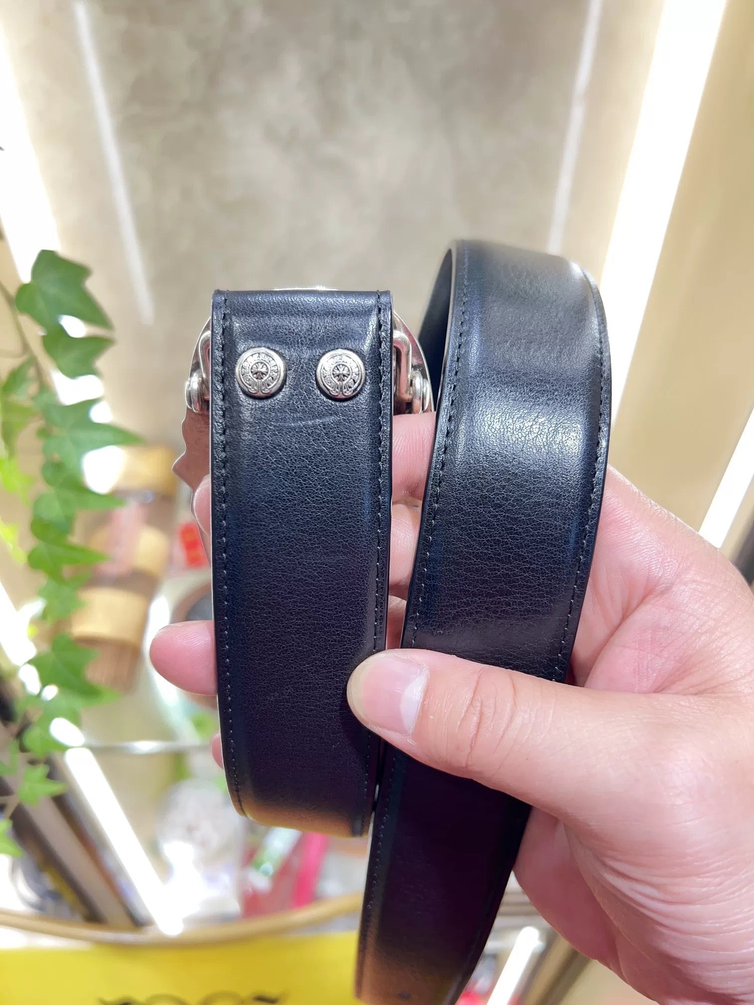 Chrome hearts cemetery cross belt - Private property 
