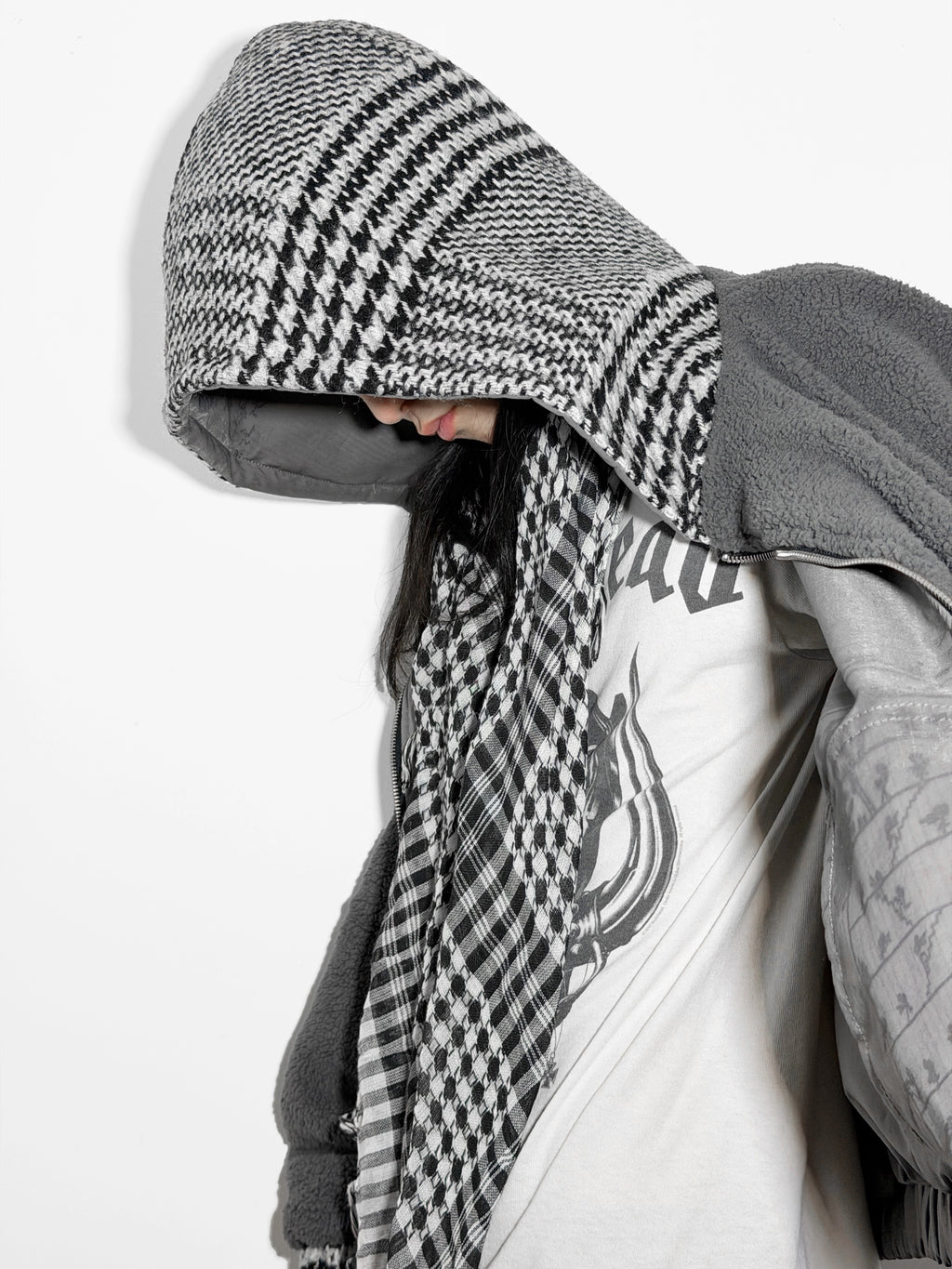 Monochrome reversible bomber jacket - Private property 