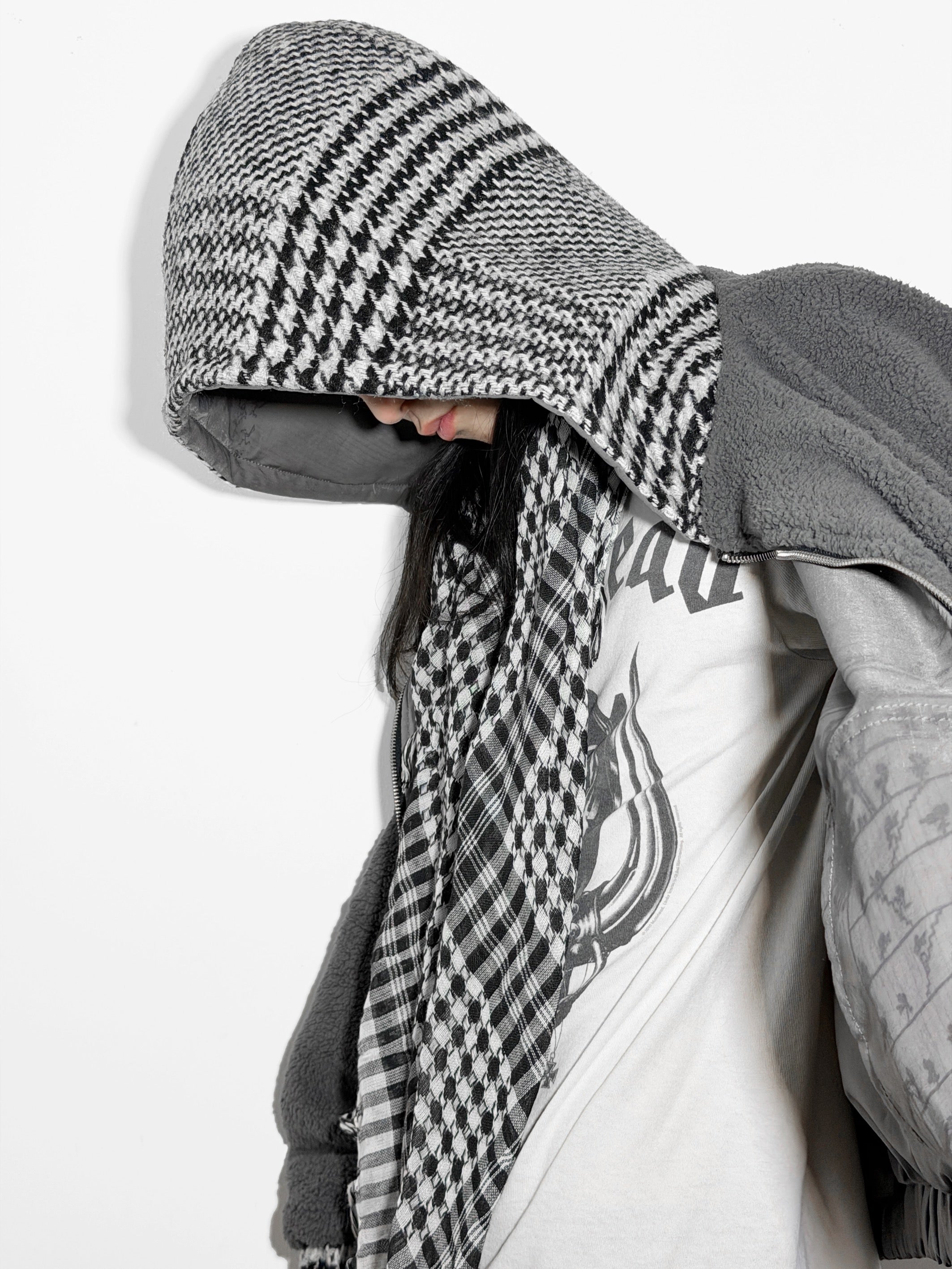 Monochrome reversible bomber jacket - Private property 