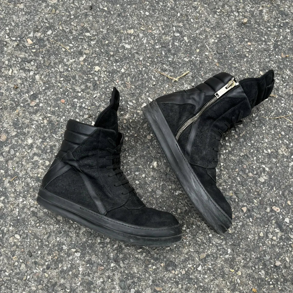 Rick Owens Hollywood Geobasket Sneakers - Private property 