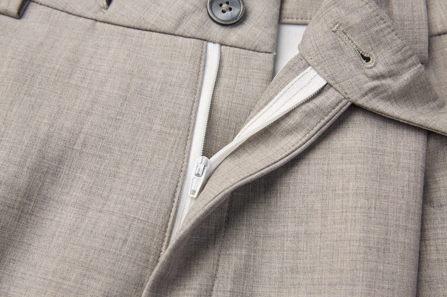 Modern Tailored Wide-Leg Shorts Grey - Private property 