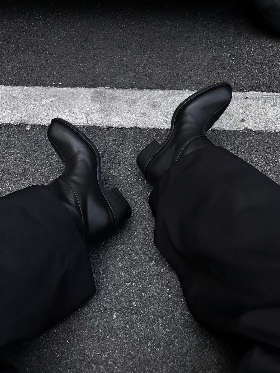Leather heel boots - Private property 