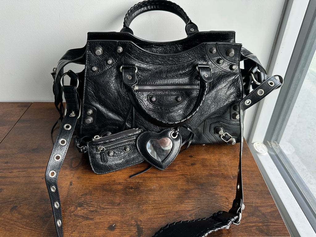 Archive leather stud bag - Private property 